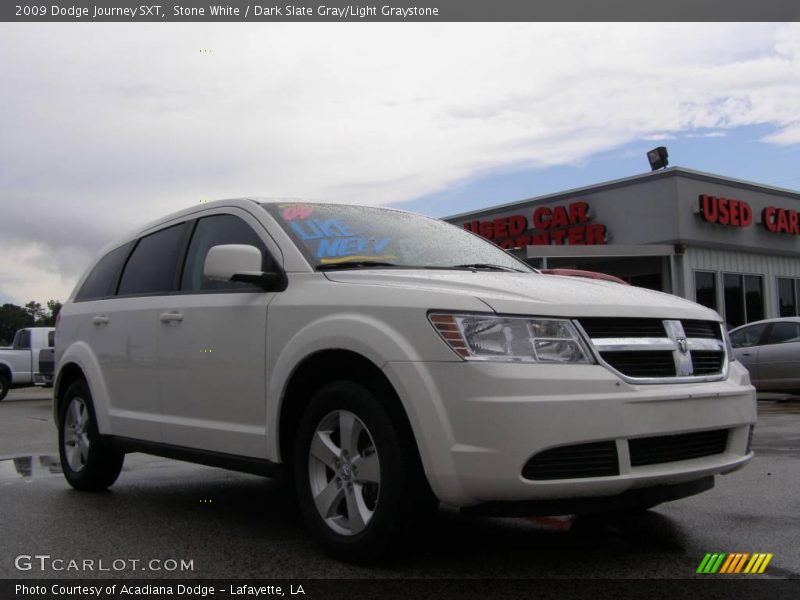 Stone White / Dark Slate Gray/Light Graystone 2009 Dodge Journey SXT