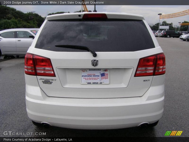 Stone White / Dark Slate Gray/Light Graystone 2009 Dodge Journey SXT