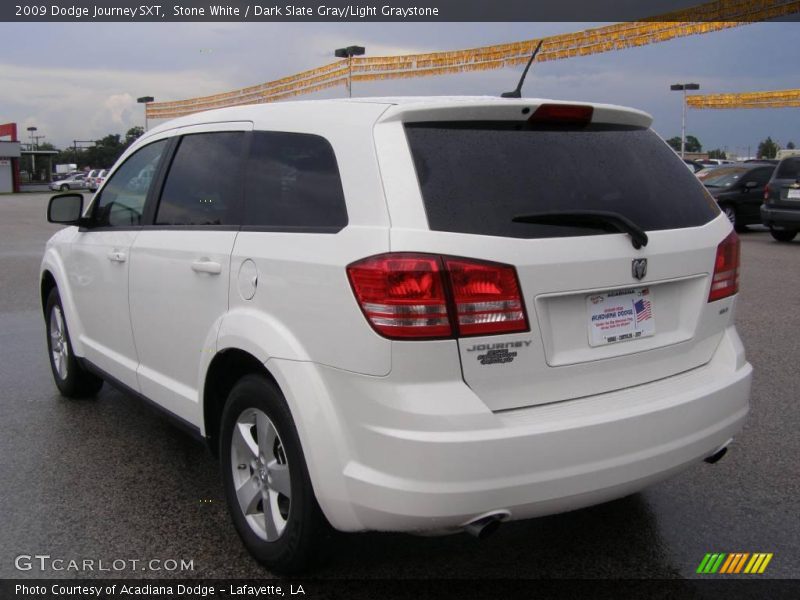 Stone White / Dark Slate Gray/Light Graystone 2009 Dodge Journey SXT