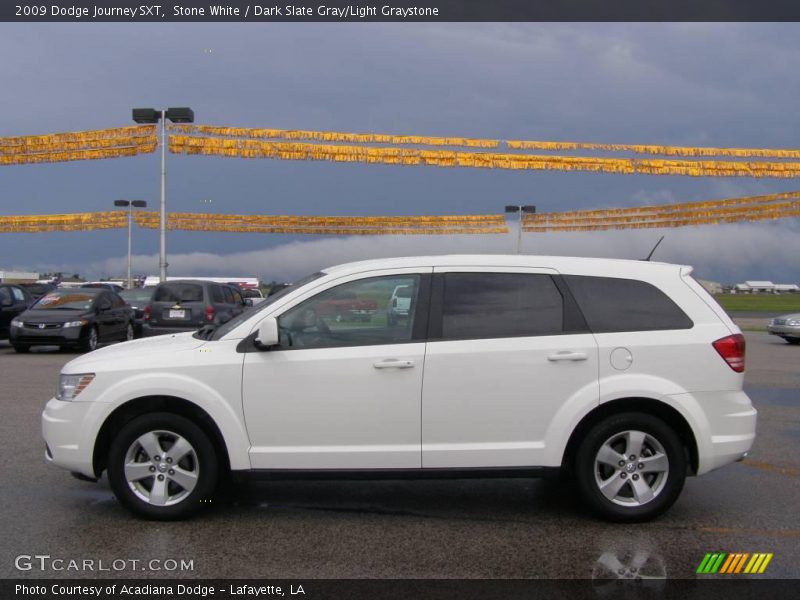 Stone White / Dark Slate Gray/Light Graystone 2009 Dodge Journey SXT