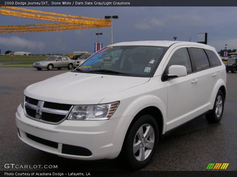 Stone White / Dark Slate Gray/Light Graystone 2009 Dodge Journey SXT