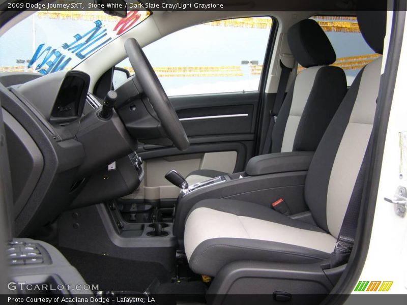 Stone White / Dark Slate Gray/Light Graystone 2009 Dodge Journey SXT
