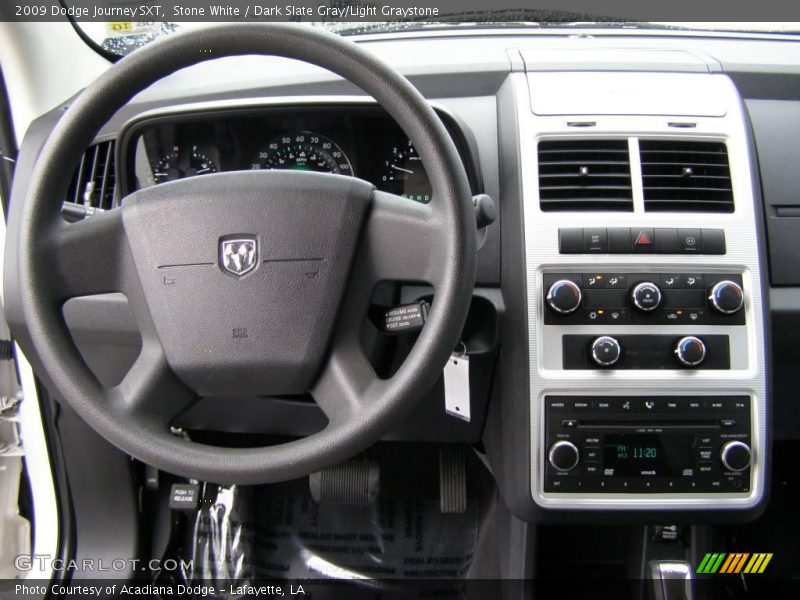 Stone White / Dark Slate Gray/Light Graystone 2009 Dodge Journey SXT