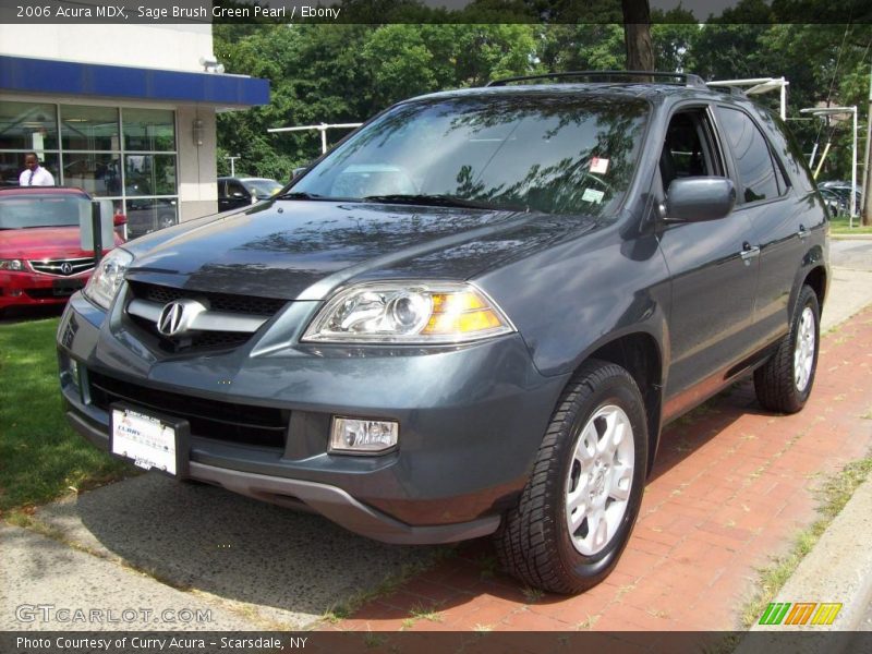 Sage Brush Green Pearl / Ebony 2006 Acura MDX
