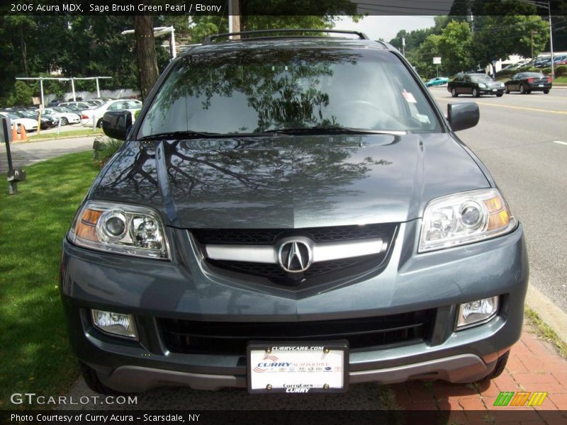 Sage Brush Green Pearl / Ebony 2006 Acura MDX