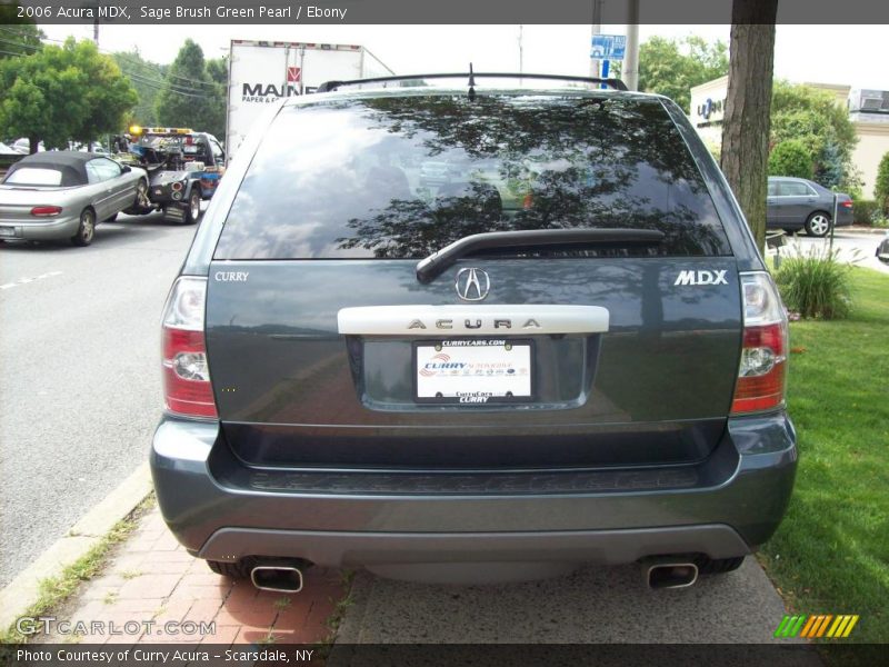Sage Brush Green Pearl / Ebony 2006 Acura MDX
