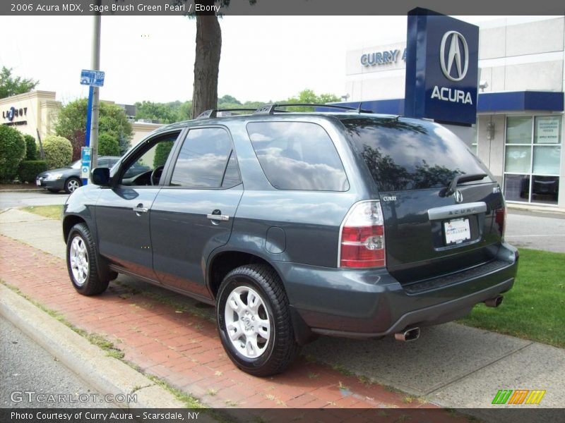 Sage Brush Green Pearl / Ebony 2006 Acura MDX