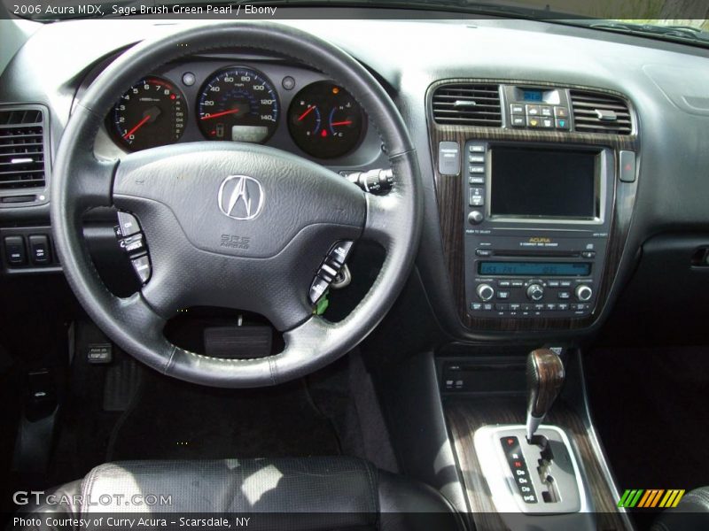 Sage Brush Green Pearl / Ebony 2006 Acura MDX