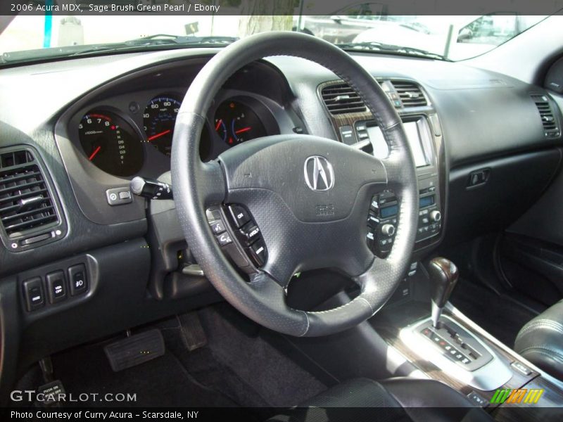 Sage Brush Green Pearl / Ebony 2006 Acura MDX