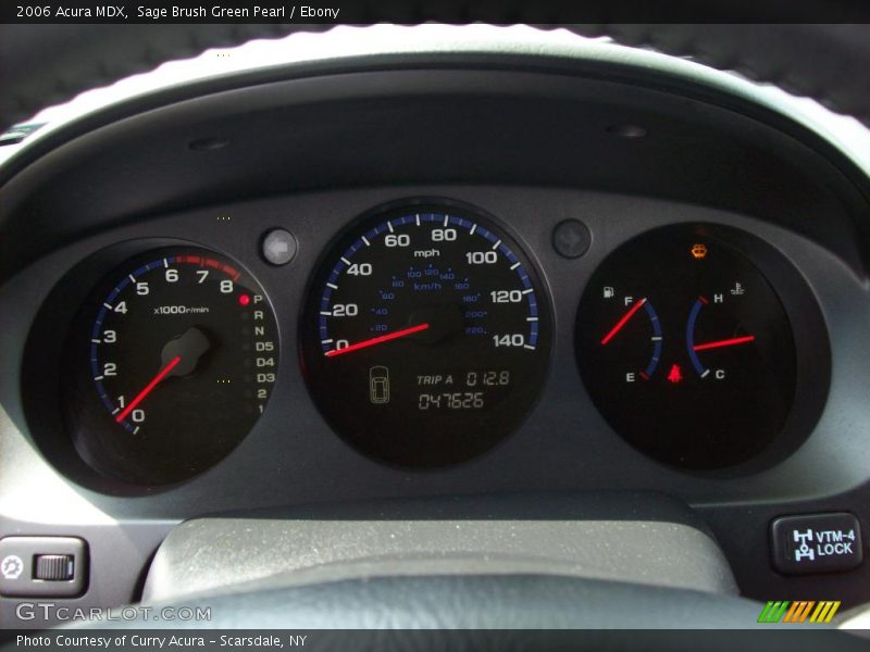 Sage Brush Green Pearl / Ebony 2006 Acura MDX