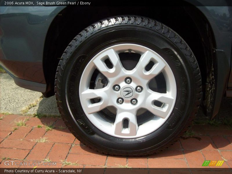 Sage Brush Green Pearl / Ebony 2006 Acura MDX