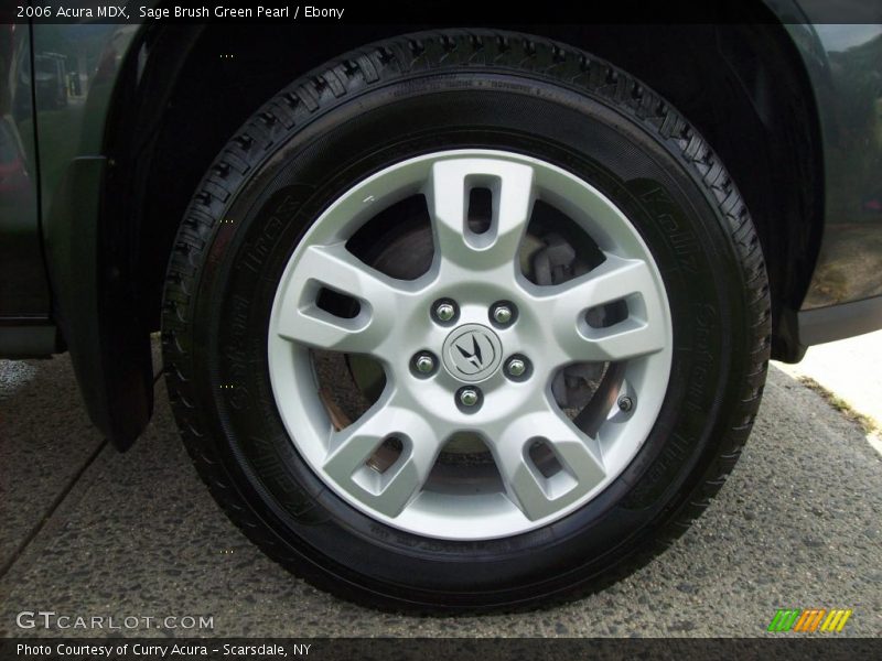 Sage Brush Green Pearl / Ebony 2006 Acura MDX
