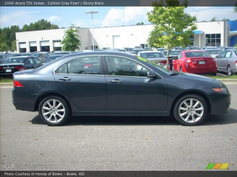 Carbon Gray Pearl / Ebony Black 2006 Acura TSX Sedan