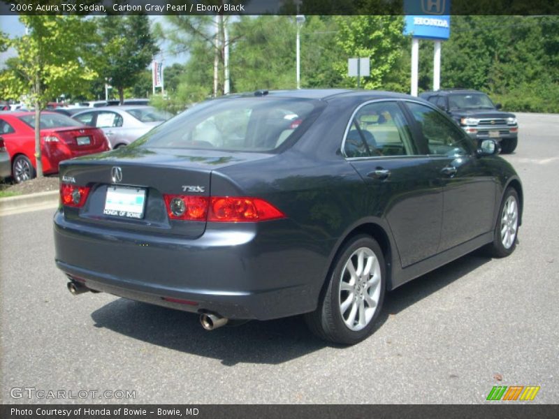 Carbon Gray Pearl / Ebony Black 2006 Acura TSX Sedan
