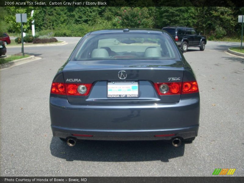 Carbon Gray Pearl / Ebony Black 2006 Acura TSX Sedan