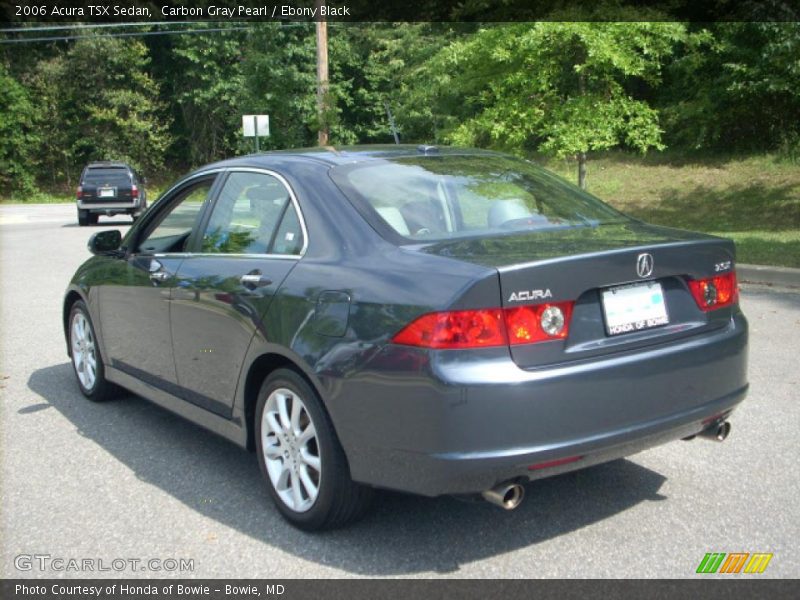 Carbon Gray Pearl / Ebony Black 2006 Acura TSX Sedan