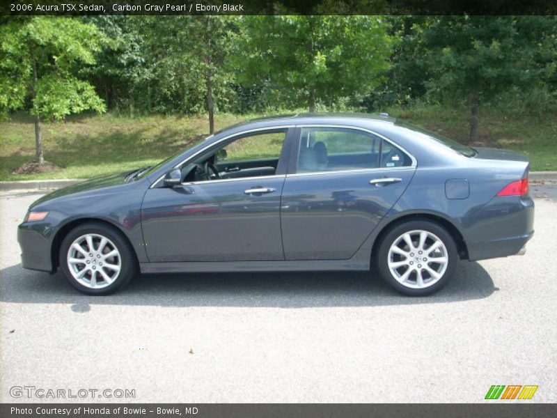 Carbon Gray Pearl / Ebony Black 2006 Acura TSX Sedan