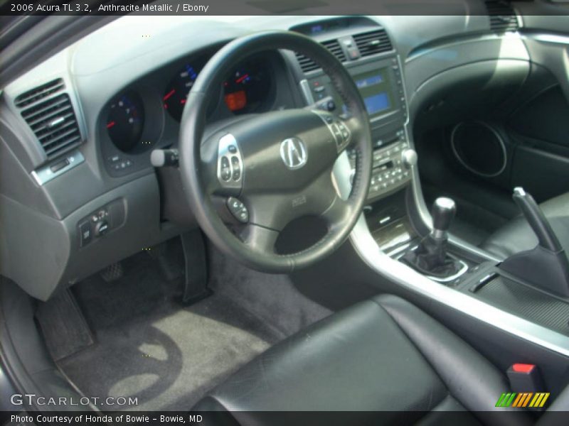 Anthracite Metallic / Ebony 2006 Acura TL 3.2