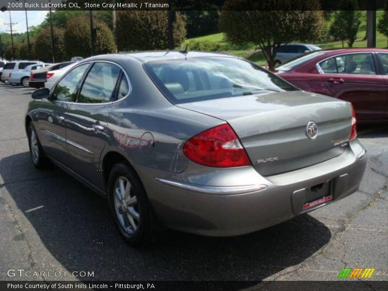 Stone Gray Metallic / Titanium 2008 Buick LaCrosse CXL