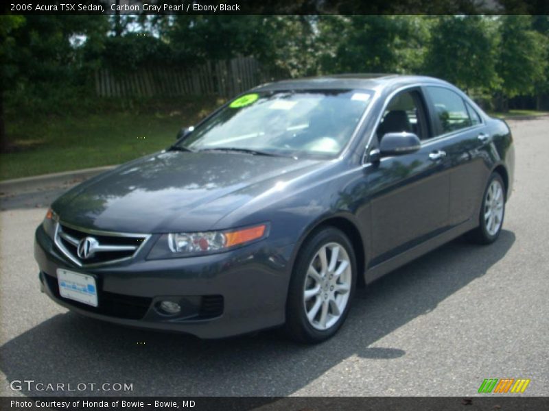Carbon Gray Pearl / Ebony Black 2006 Acura TSX Sedan