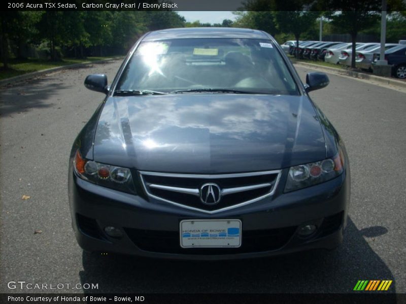 Carbon Gray Pearl / Ebony Black 2006 Acura TSX Sedan