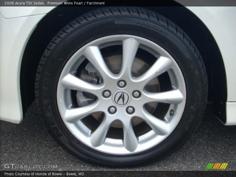 Premium White Pearl / Parchment 2008 Acura TSX Sedan