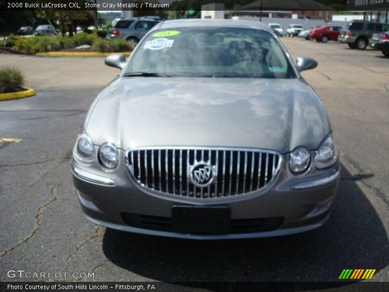 Stone Gray Metallic / Titanium 2008 Buick LaCrosse CXL