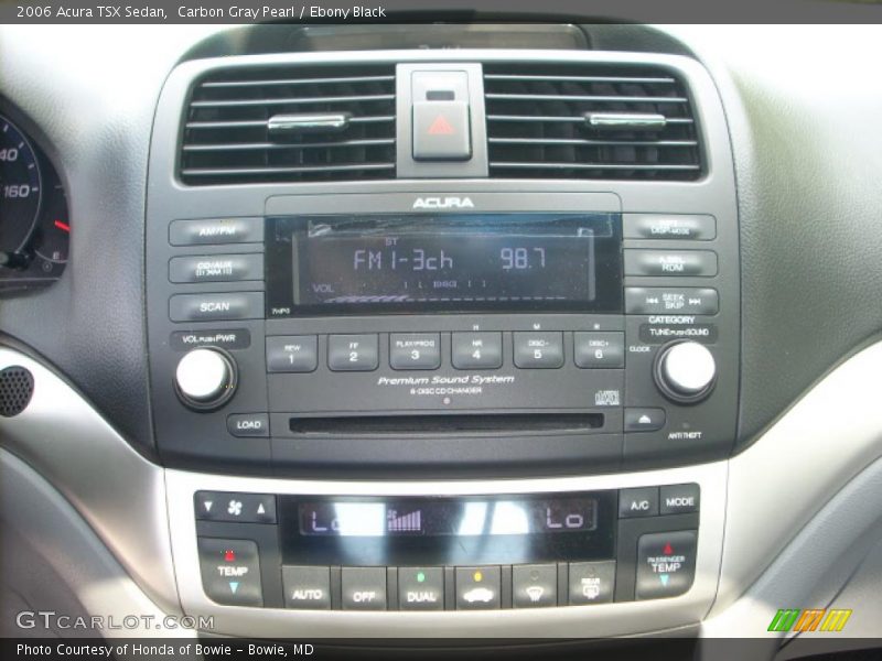 Carbon Gray Pearl / Ebony Black 2006 Acura TSX Sedan