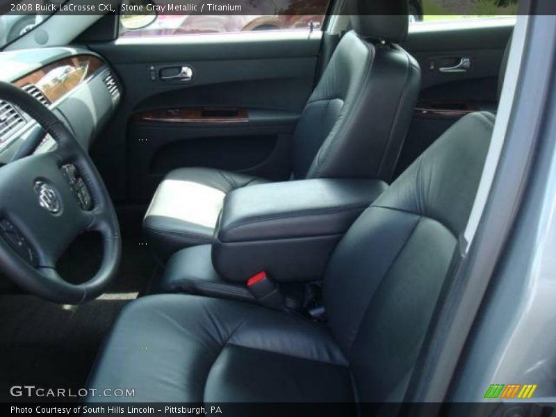 Stone Gray Metallic / Titanium 2008 Buick LaCrosse CXL