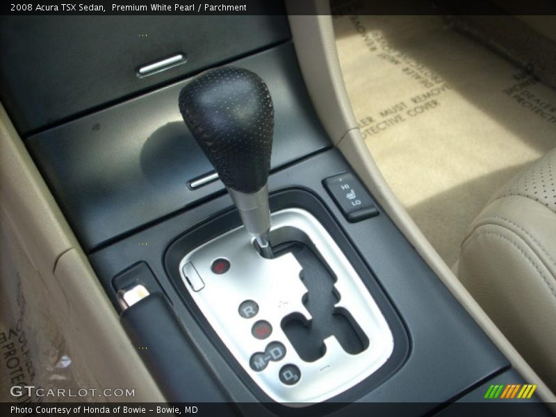 Premium White Pearl / Parchment 2008 Acura TSX Sedan