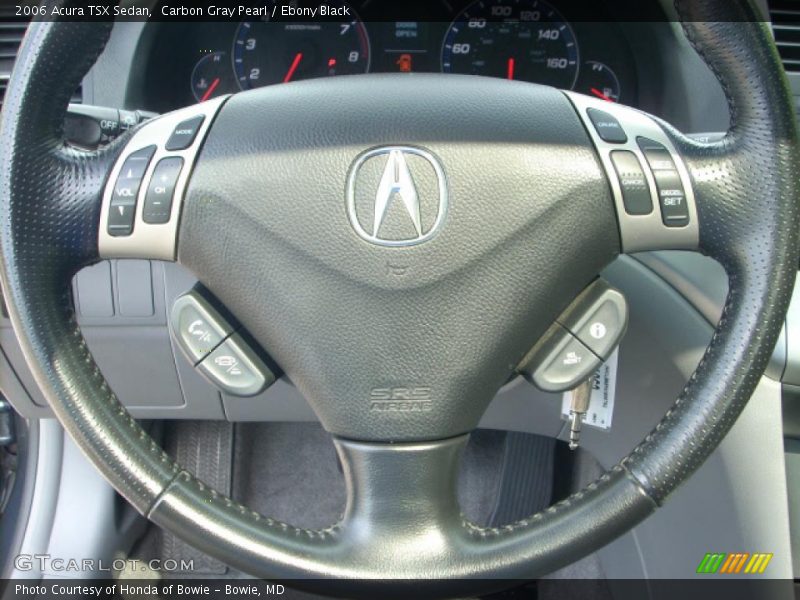 Carbon Gray Pearl / Ebony Black 2006 Acura TSX Sedan