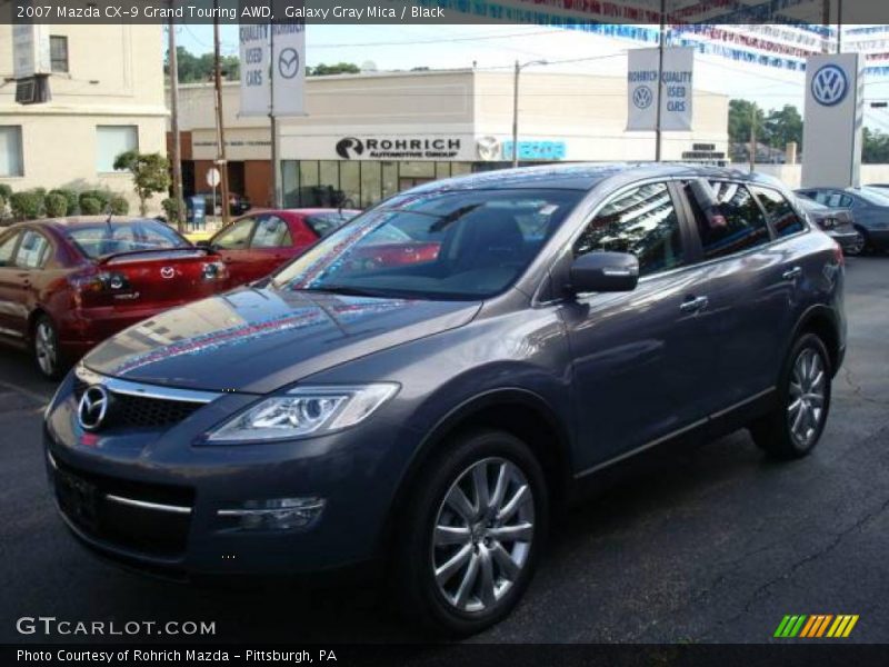 Galaxy Gray Mica / Black 2007 Mazda CX-9 Grand Touring AWD