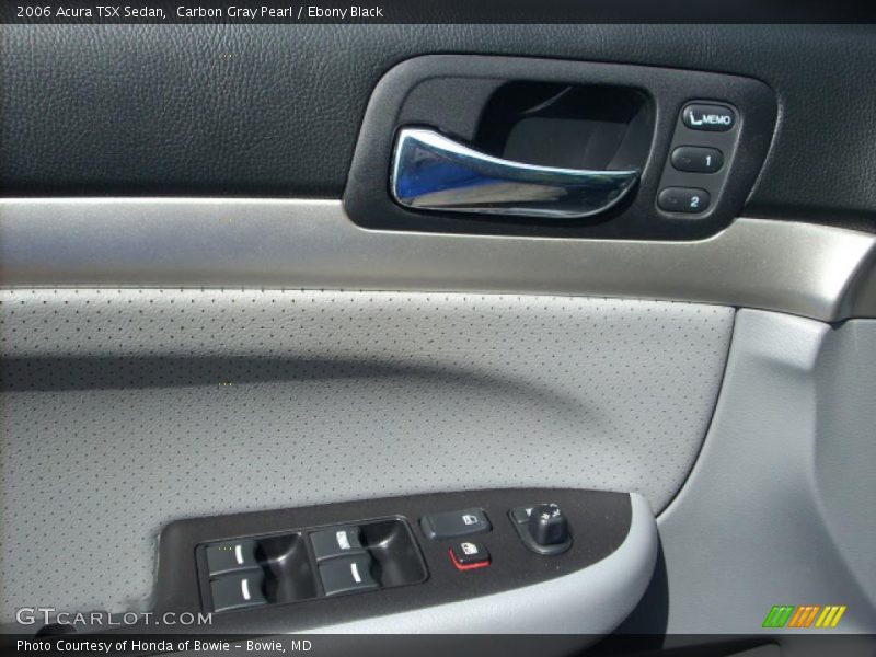 Carbon Gray Pearl / Ebony Black 2006 Acura TSX Sedan