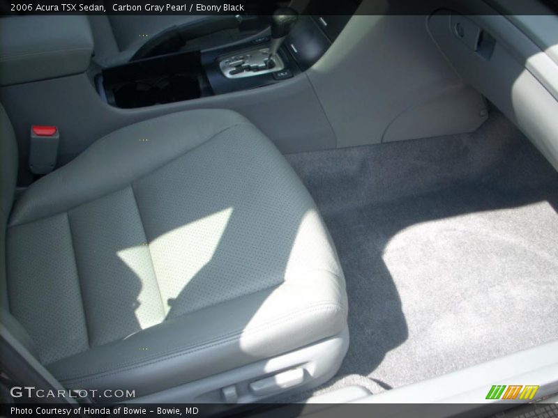 Carbon Gray Pearl / Ebony Black 2006 Acura TSX Sedan