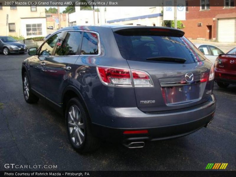 Galaxy Gray Mica / Black 2007 Mazda CX-9 Grand Touring AWD