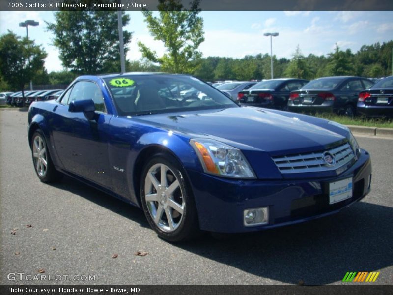 Xenon Blue / Shale 2006 Cadillac XLR Roadster
