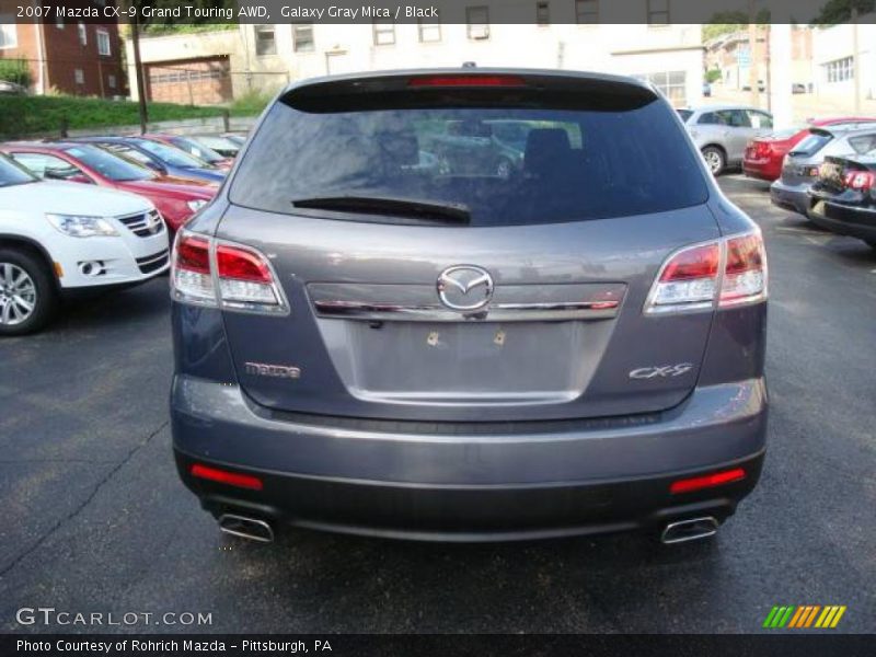 Galaxy Gray Mica / Black 2007 Mazda CX-9 Grand Touring AWD
