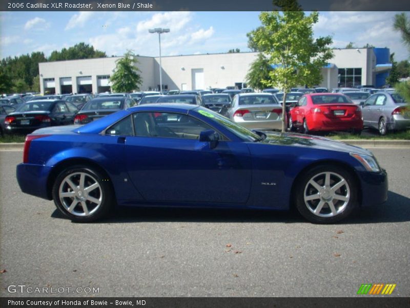 Xenon Blue / Shale 2006 Cadillac XLR Roadster