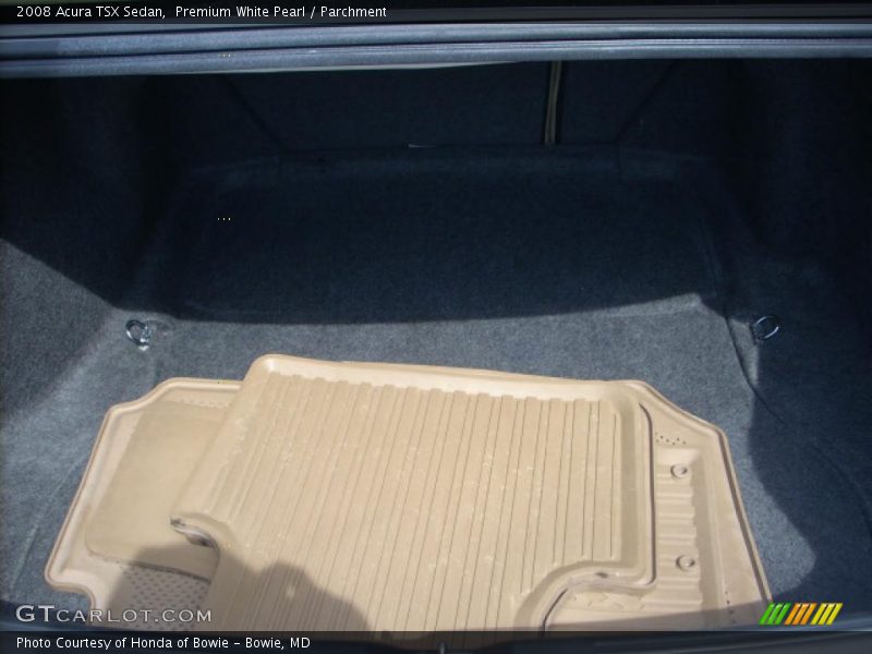 Premium White Pearl / Parchment 2008 Acura TSX Sedan