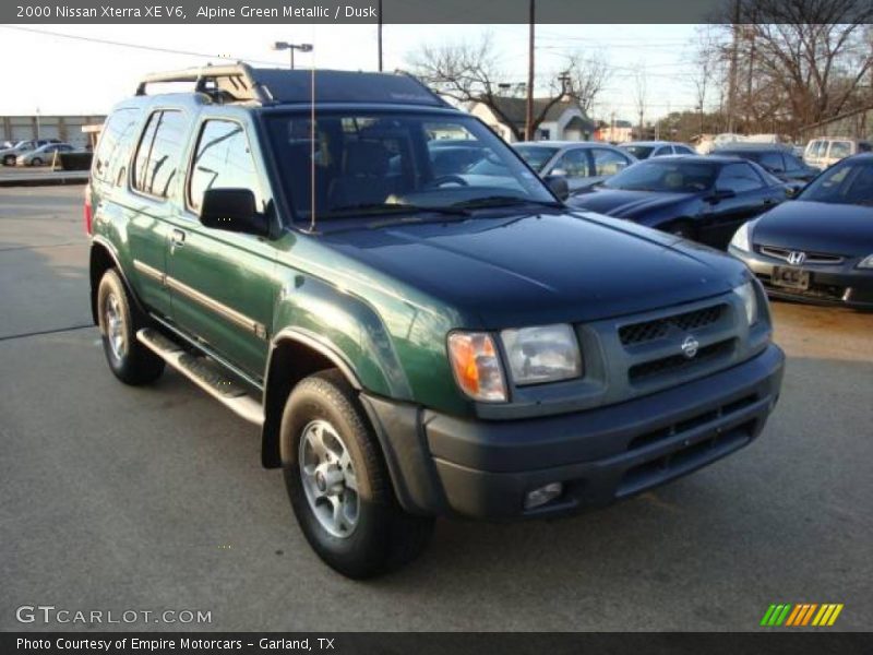 Alpine Green Metallic / Dusk 2000 Nissan Xterra XE V6