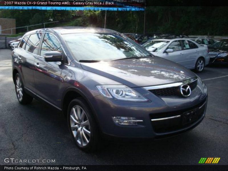 Galaxy Gray Mica / Black 2007 Mazda CX-9 Grand Touring AWD