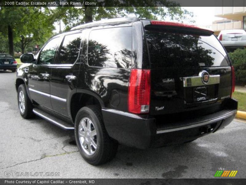 Black Raven / Ebony 2008 Cadillac Escalade AWD