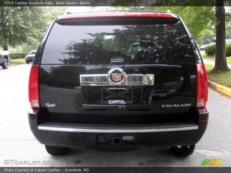 Black Raven / Ebony 2008 Cadillac Escalade AWD