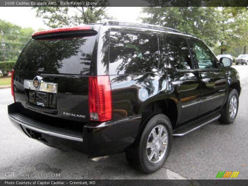 Black Raven / Ebony 2008 Cadillac Escalade AWD