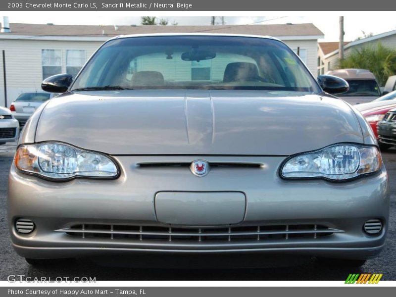Sandrift Metallic / Neutral Beige 2003 Chevrolet Monte Carlo LS