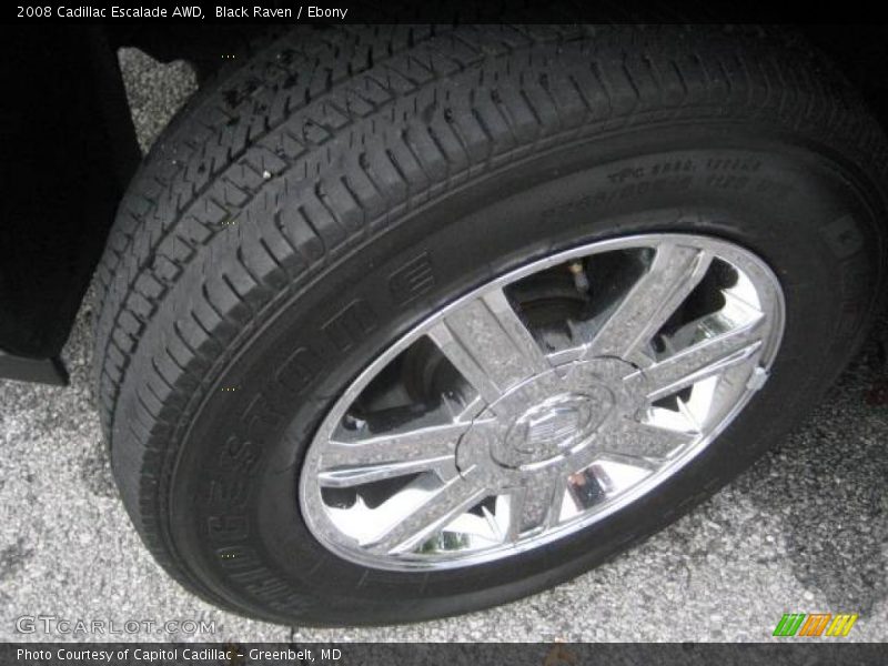Black Raven / Ebony 2008 Cadillac Escalade AWD