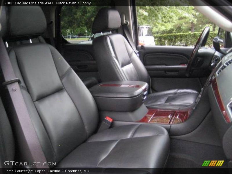 Black Raven / Ebony 2008 Cadillac Escalade AWD