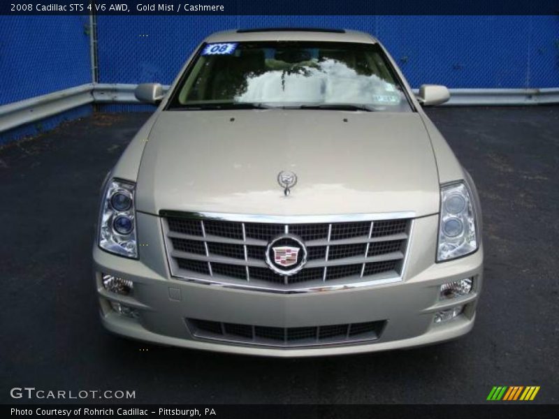 Gold Mist / Cashmere 2008 Cadillac STS 4 V6 AWD