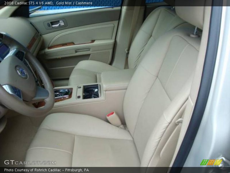 Gold Mist / Cashmere 2008 Cadillac STS 4 V6 AWD