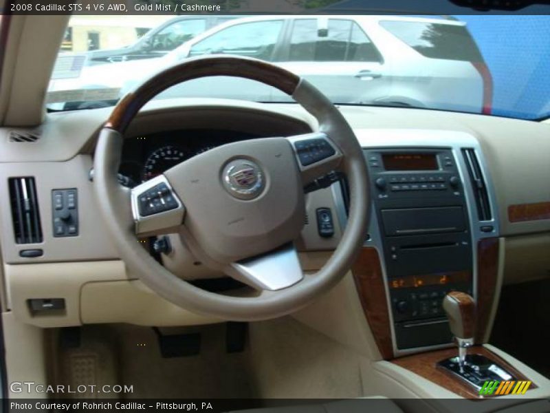 Gold Mist / Cashmere 2008 Cadillac STS 4 V6 AWD